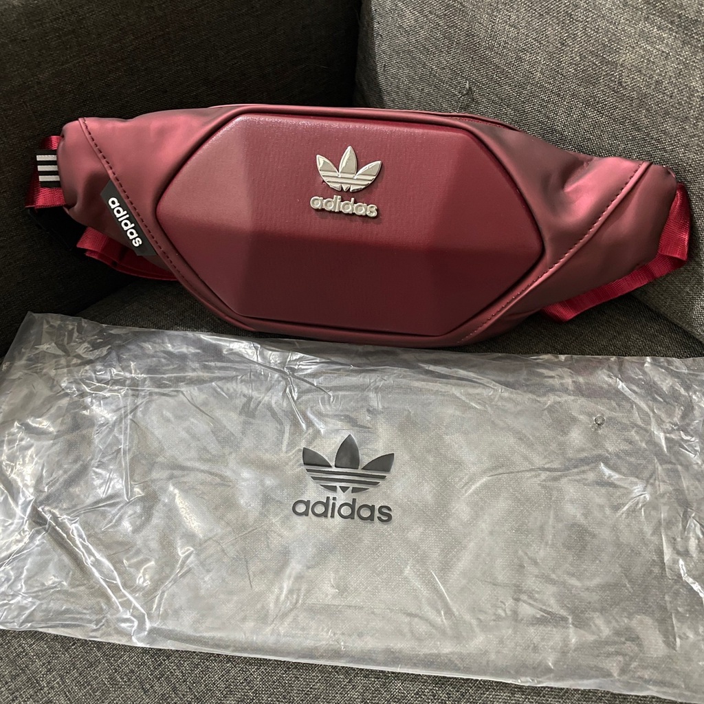 TAS WAISTBAG ADIDAS DIAMOND ORIGINAL RED MARRON
