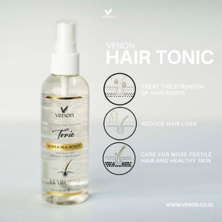 VENON HAIR TREATMENT TONIC SOPHORA ROOT 100ML ORI - HAIR TONIC VENON