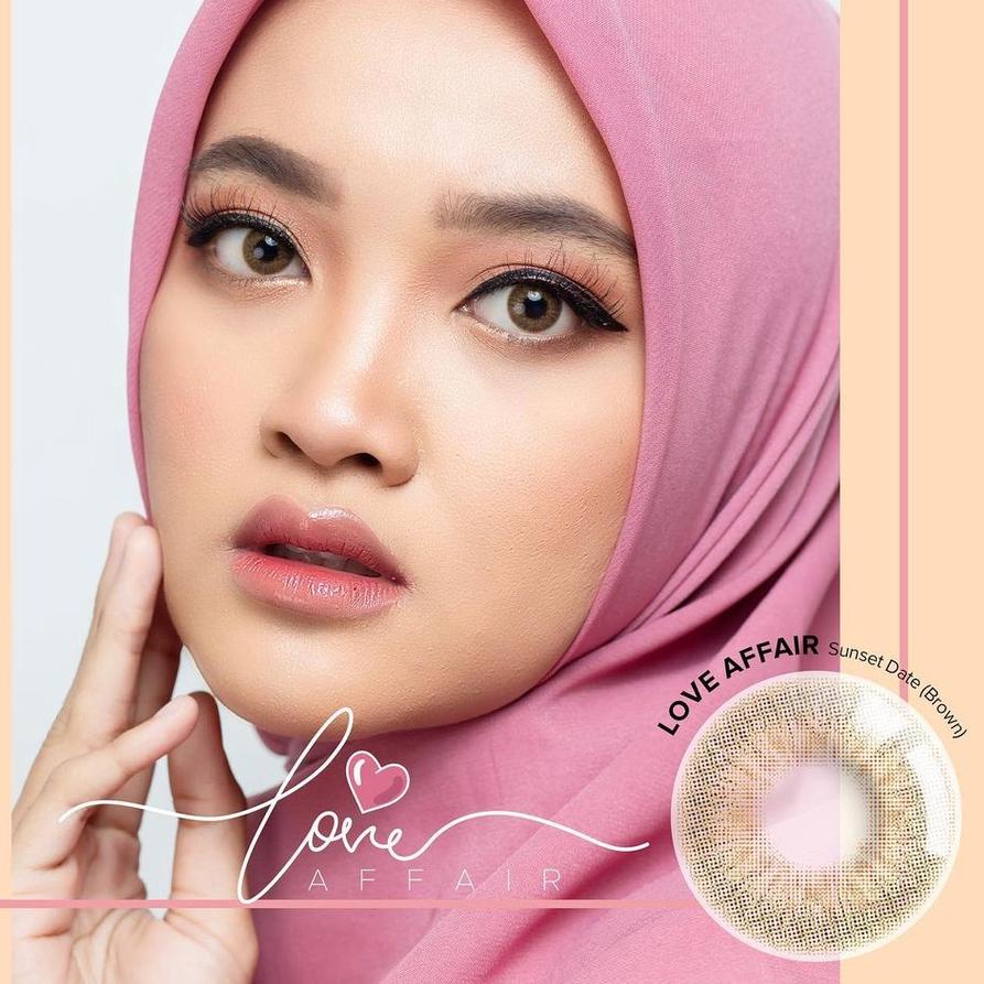 *Segera Dapatkan* Softlens LOVE AFFAIR DIA 14.20mm X2 GREY BLUE HAZEL LHT GREY NORMAL & MINUS (-0.50