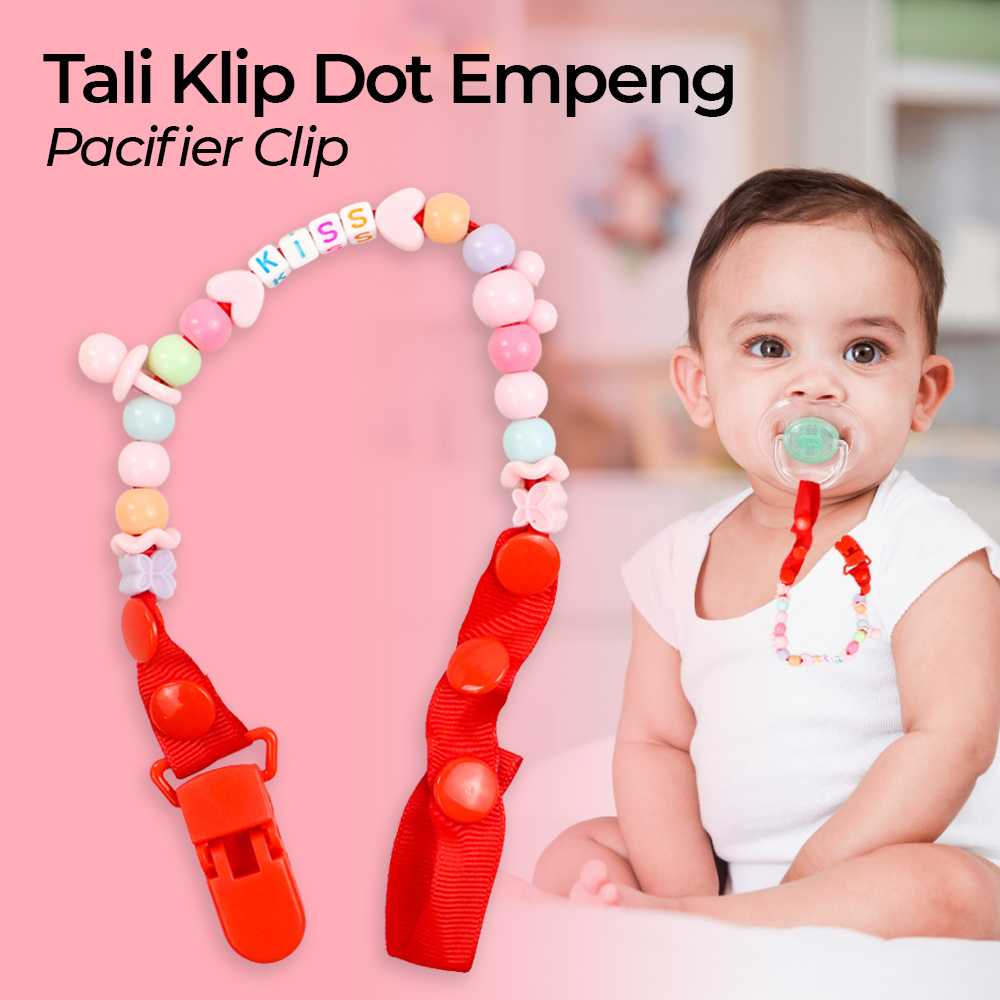 GIJ - Tali Klip Dot Empeng Bayi Pacifier Clip