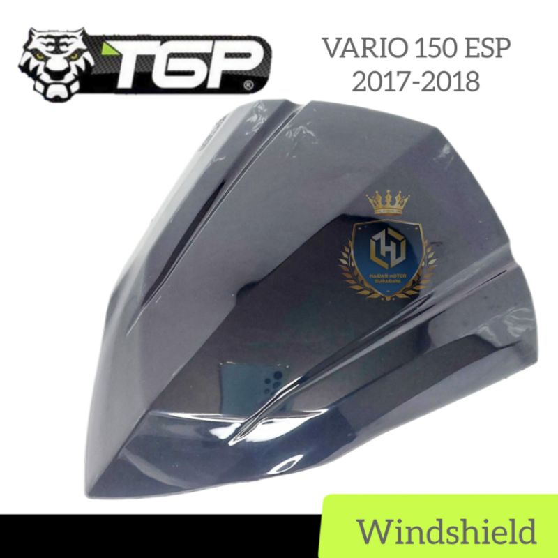 Visor variasi TGP Vario 150 Esp 2017-2018 hitam Windshield variasi Vario 150 led old