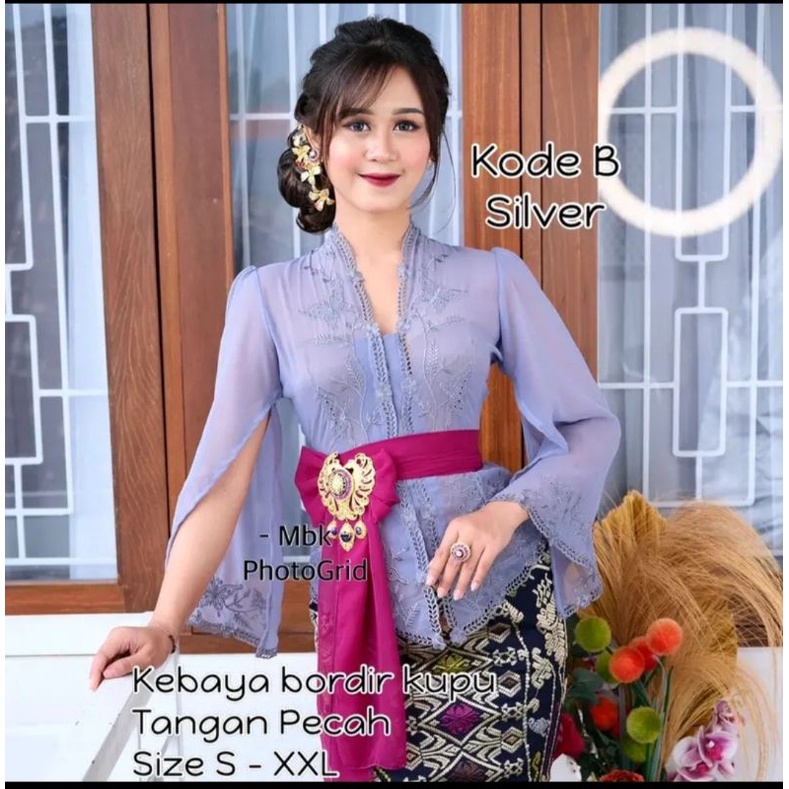 kebaya sifon bordir