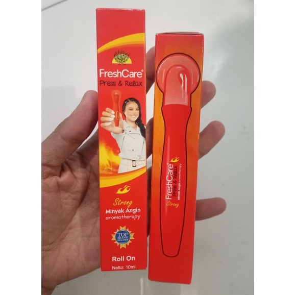 Minyak angin Fresh Care Strong Roll on Rock n Roll Merah