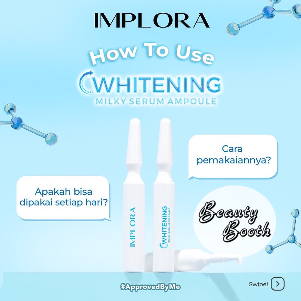 IMPLORA Whitening Milky Serum Ampoule | Flek Noda Hitam