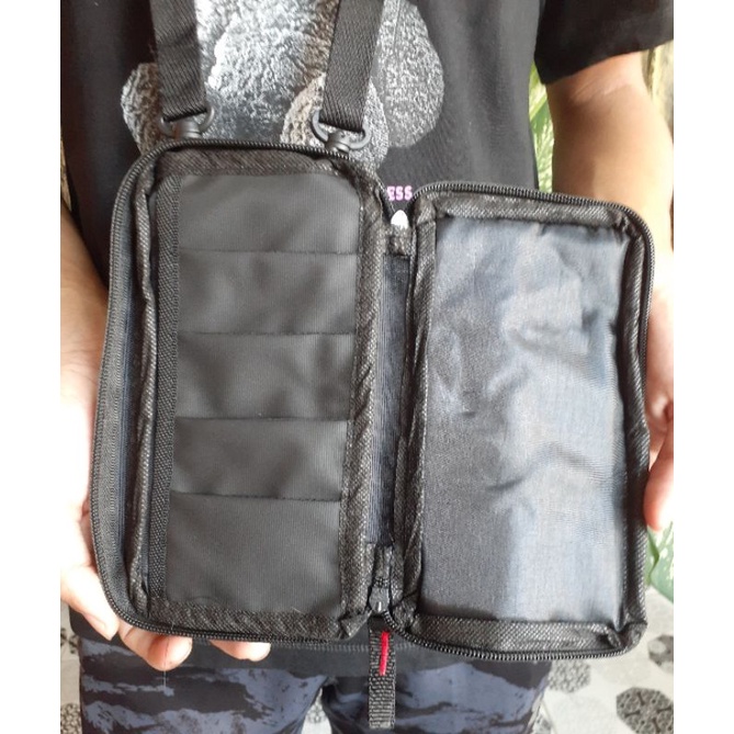 Tas Dompet HP ID Card Holder Hanging Phone Wallet Kalung Gantung Leher Multifungsi Pria Wanita CHERFAN