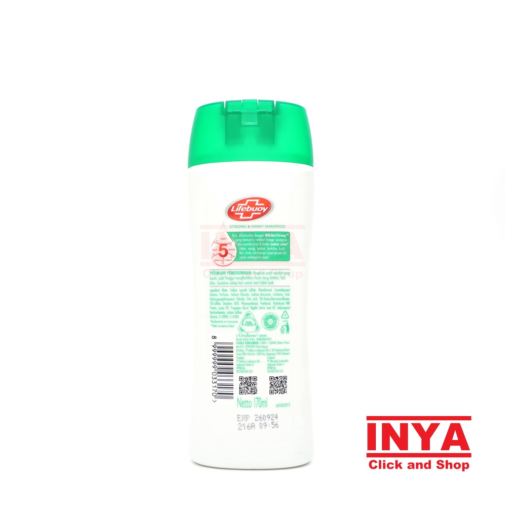 LIFEBUOY SHAMPOO KUAT &amp; BERKILAU 170ml - Sampo Rambut