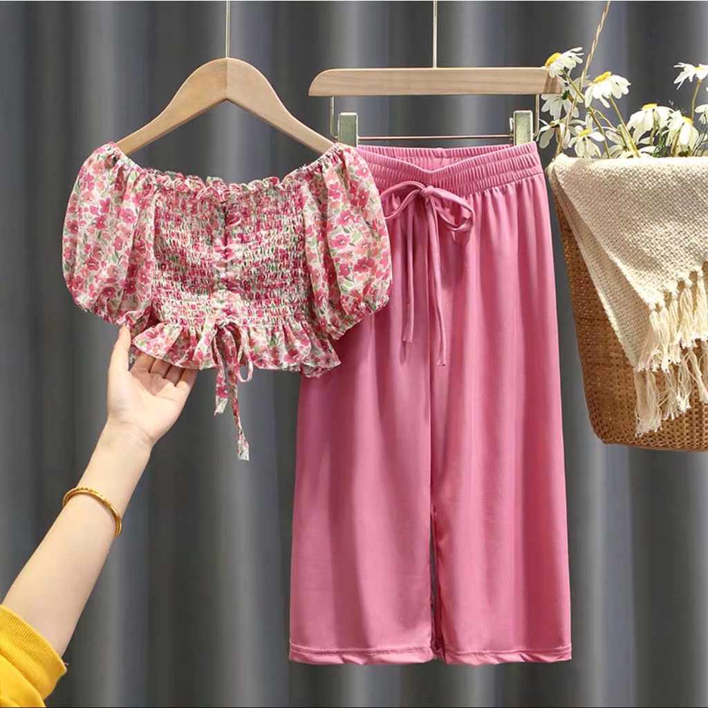SETELAN KULOT ANAK TWISCONE SERUT A1096