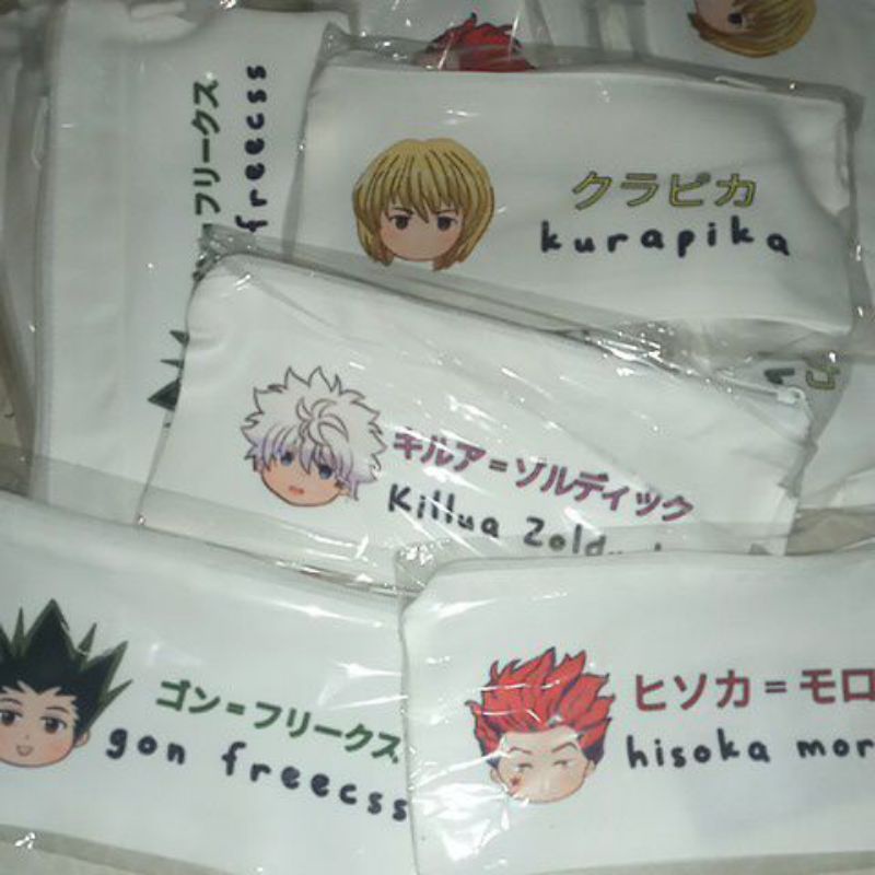 

Tempat pinsil hunter x Hunter tepak killua tempat alat tulis hisoka kurapika gon freecess