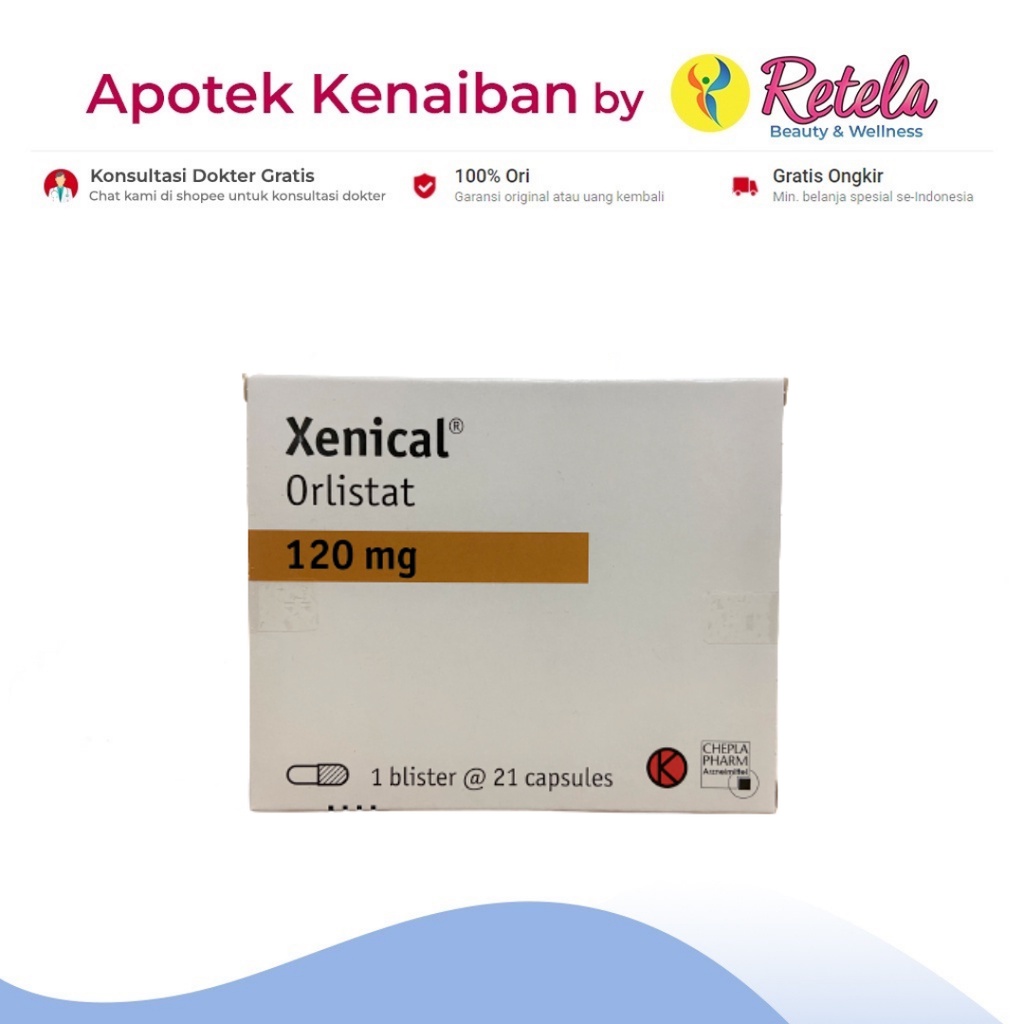 XENICAL 120MG 1 BLISTER 21 CAPSUL / ORLISTAT