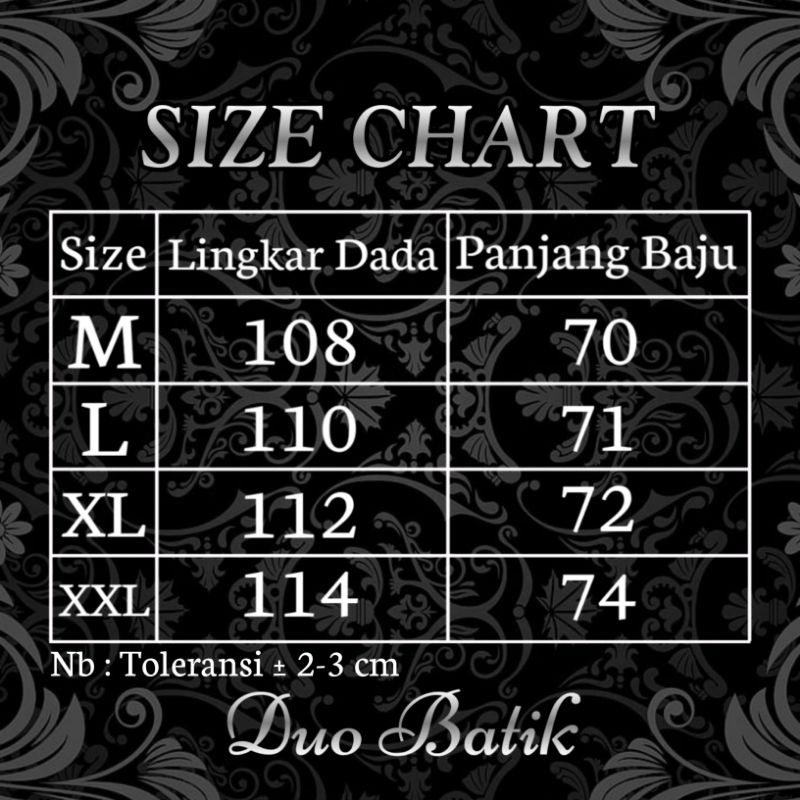 Baju Batik Pria Monochrome Hitam Manis Lengan Pendek / Hem Batik Pria Pekalongan Murah Viral Bisa COD