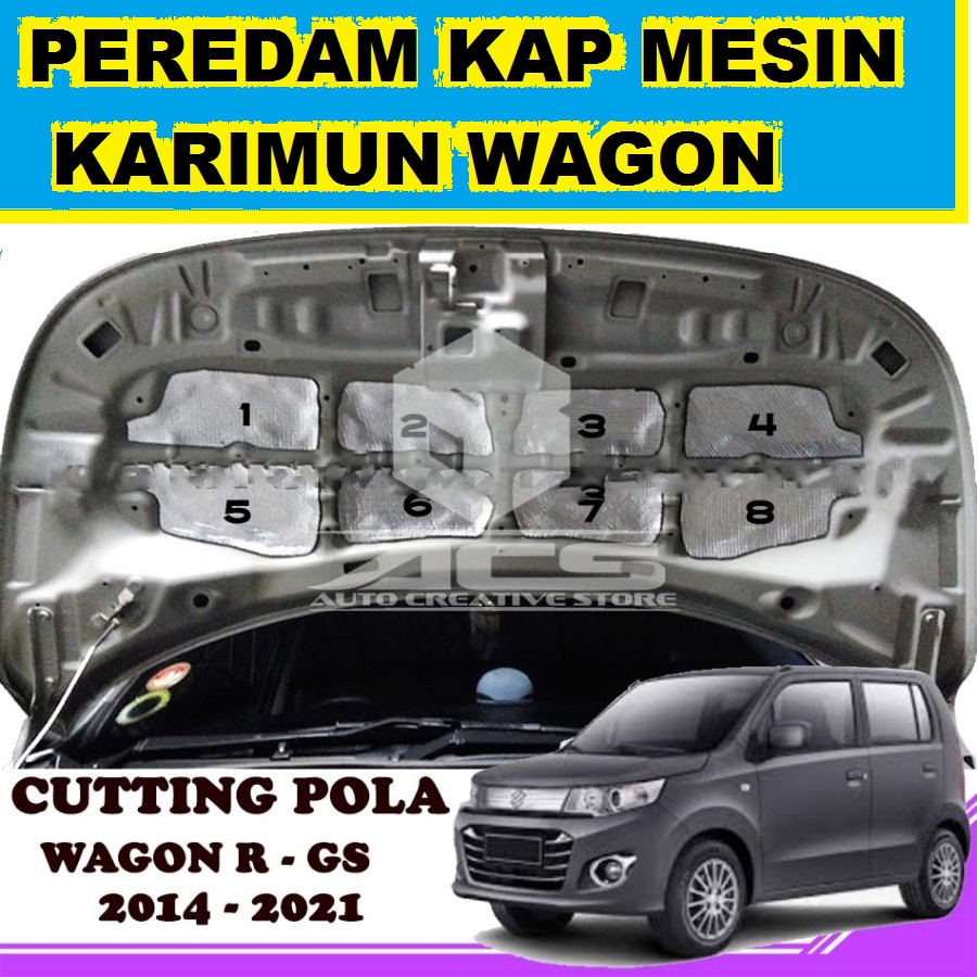 Peredam kap Mesin Mobil Wagon R