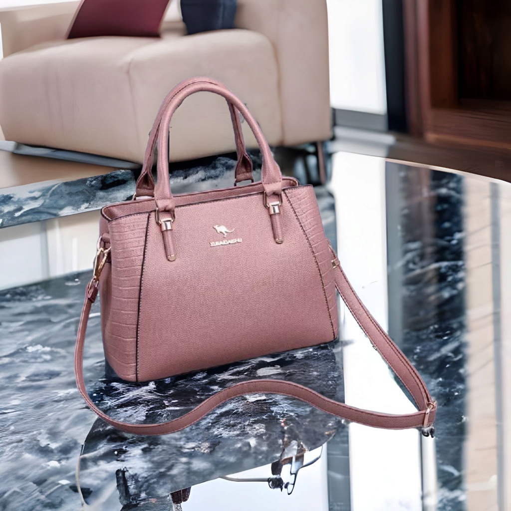 Voxy-{ COD } Tas Wanita Papirut Charming Kulit Jeruk Tas Slempang Terlaris Tas Tali Panjang COD Tas 