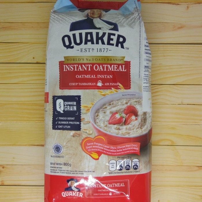 

[BISA COD] Quaker Oatmeal Instant 800gram