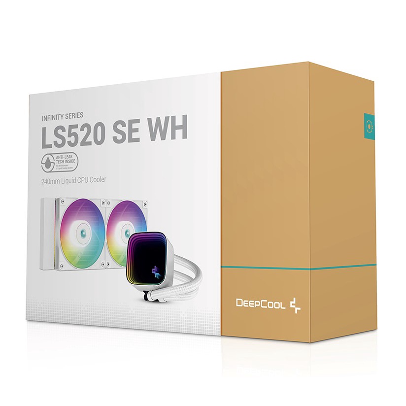 DeepCool LS520 SE WH ARGB White liquid CPU cooler