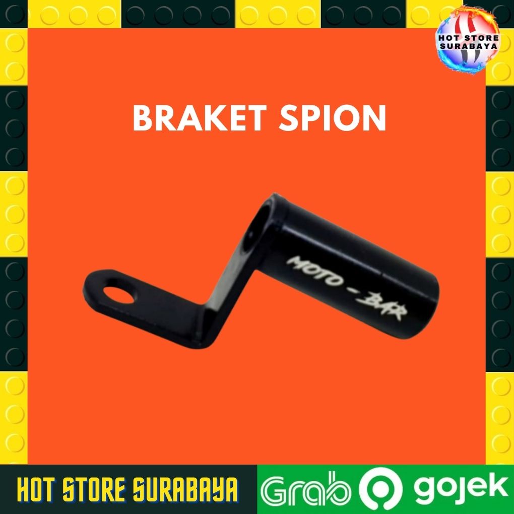 Breket Spion Dudukan Lampu Tembak Pasang di Spion Motor untuk Holder Lampu tambahan spion