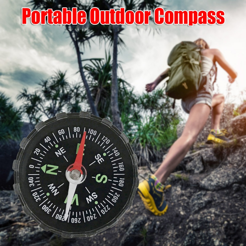 45mm Portable Mini Genggam Kompas Presisi Praktis Guider Outdoor Camping Hiking Adventure Navigasi Survival Aksesoris Alat Panduan Menunjuk