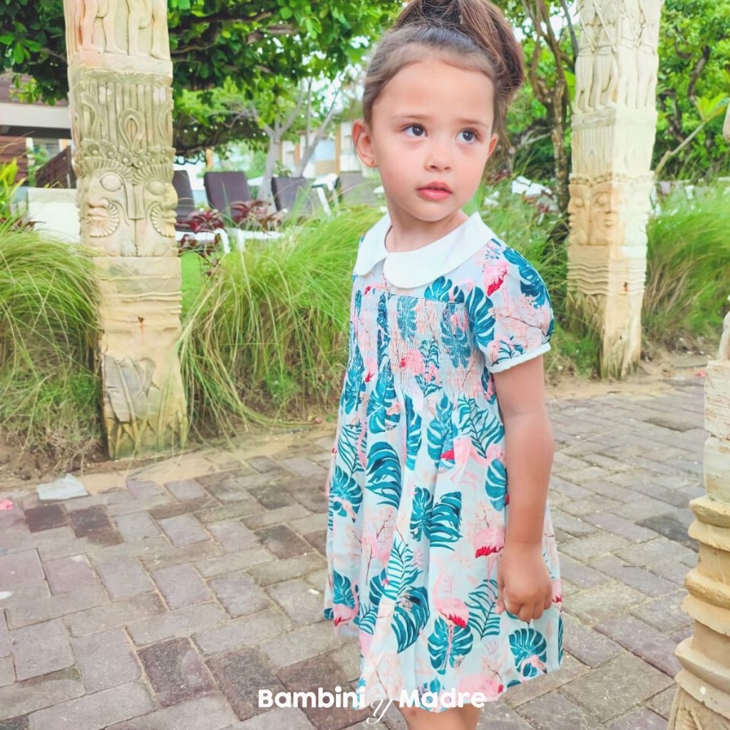 Bambini y Madre The Flamingos Dress