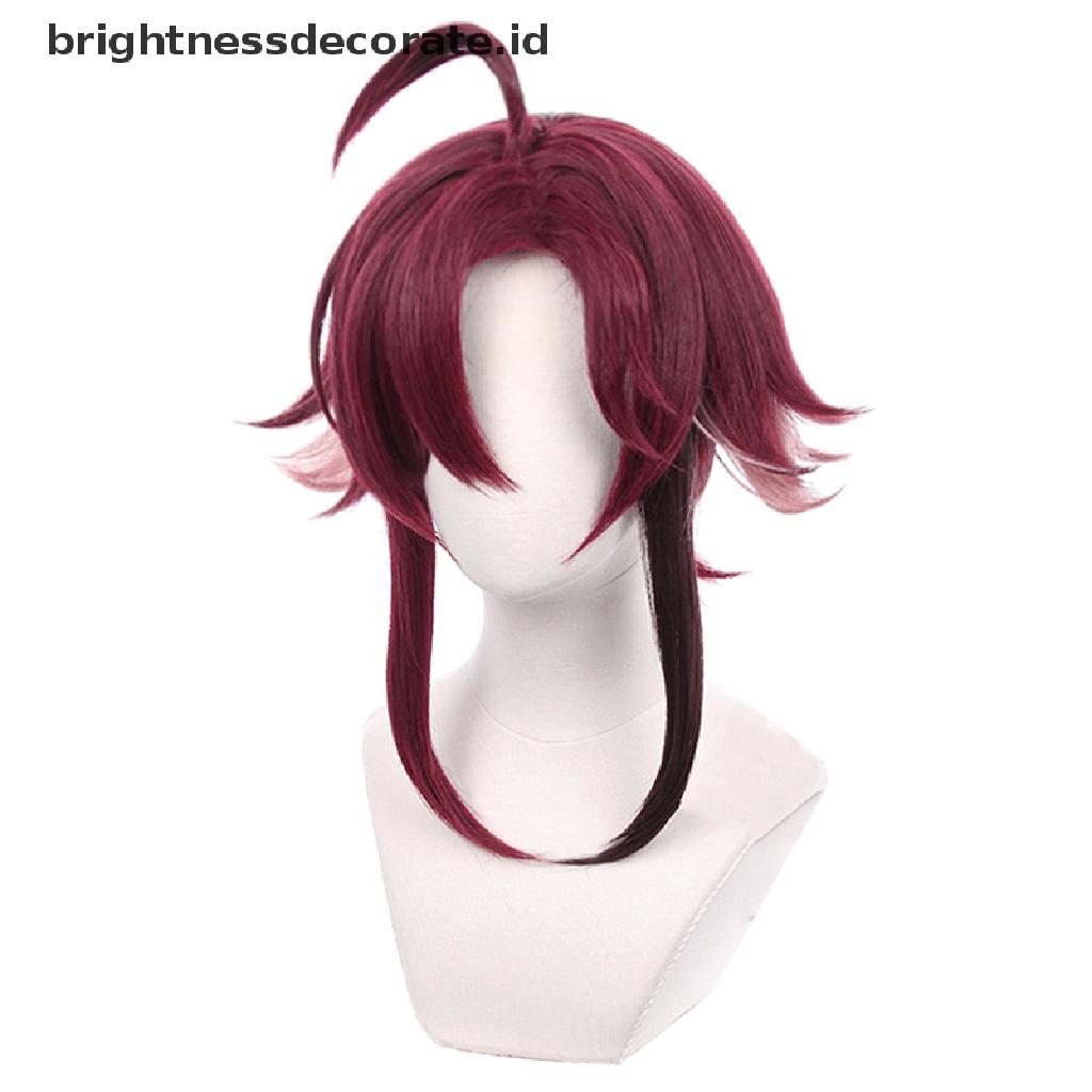 [Birth] Genshin Impact Shikanoin Heizou Cosplay Wig Rambut Pendek Hairpieces Harajuku [ID]