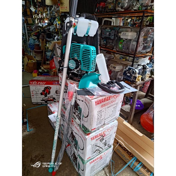 Mesin Pemotong potong rumput yamamax pro 338pro