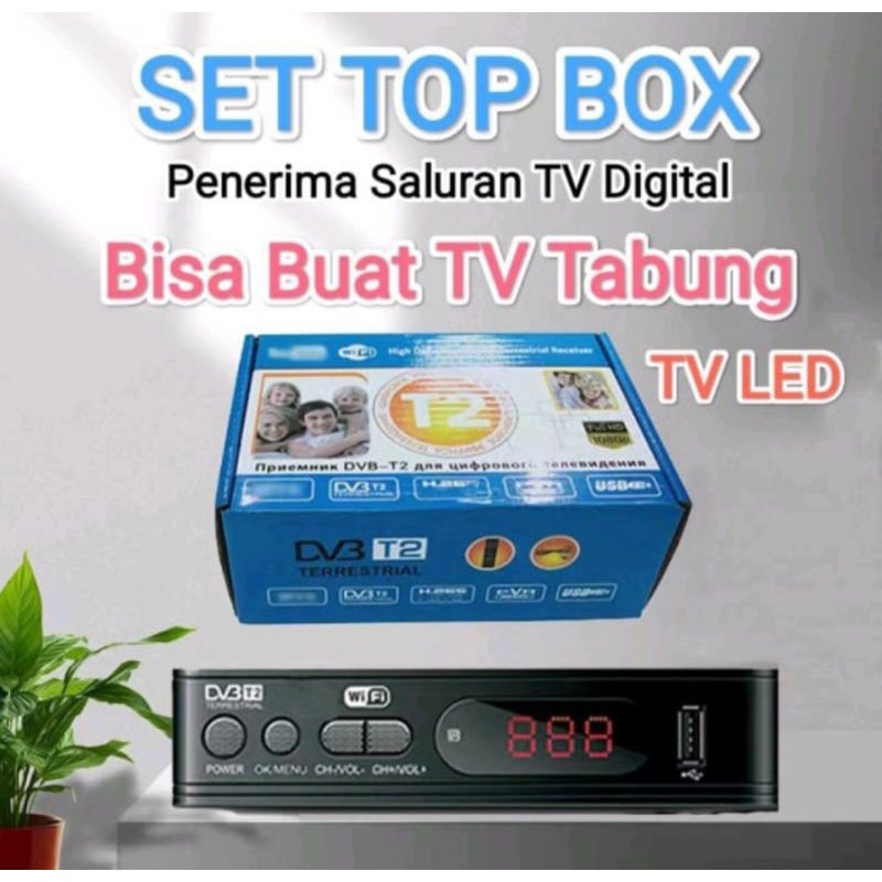 Set Top Box/STB DVB-T2 TV DIGITAL RECEIVED FULL HD PENERIMA SIARAN TV FULL