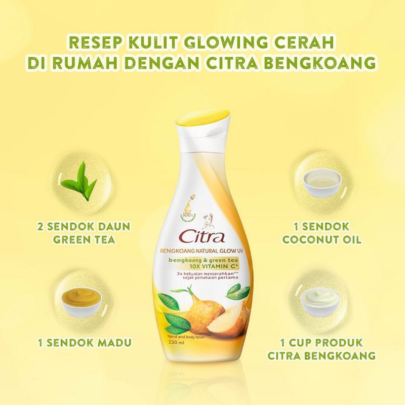 CS1-Citra Hand &amp; Body Lotion KEMASAN 60ml,120ML,230ML/CITRA Hand Body Lotion- Natural Glowing White UV / Pearly White UV