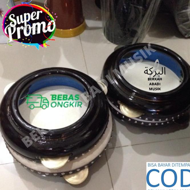 Rebana Hadroh 1 Set Hadroh Standar Rebana Terbangan 4 Buah Satu Set