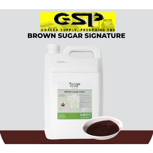 

brown sugar sirup, brown sugar syrup came food import taiwan 5 kg , GULA AREN
