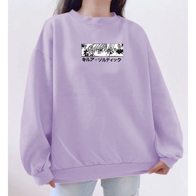Sweater Crewneck Atasan Remaja Dewasa Anime Hunter x Hunter Japanese Motif Terbaru