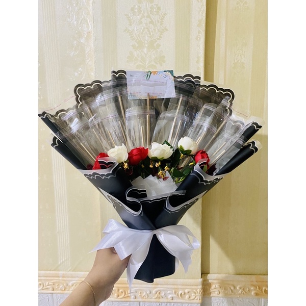 

buket uang barang kosong cellophane hadiah wisuda ultah