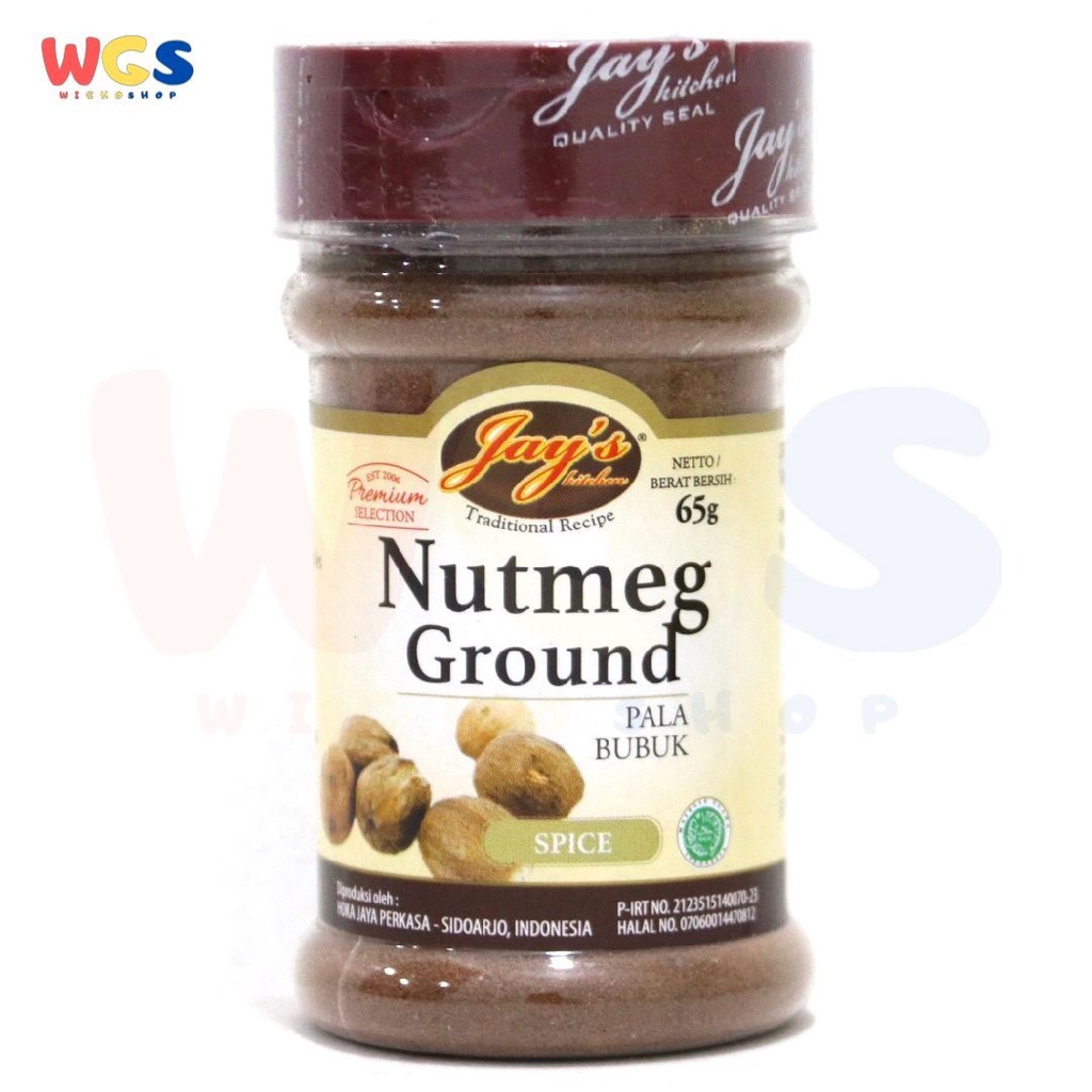 

Jay's Kitchen Jays Nutmeg Ground 65g - Bubuk Buah Pala