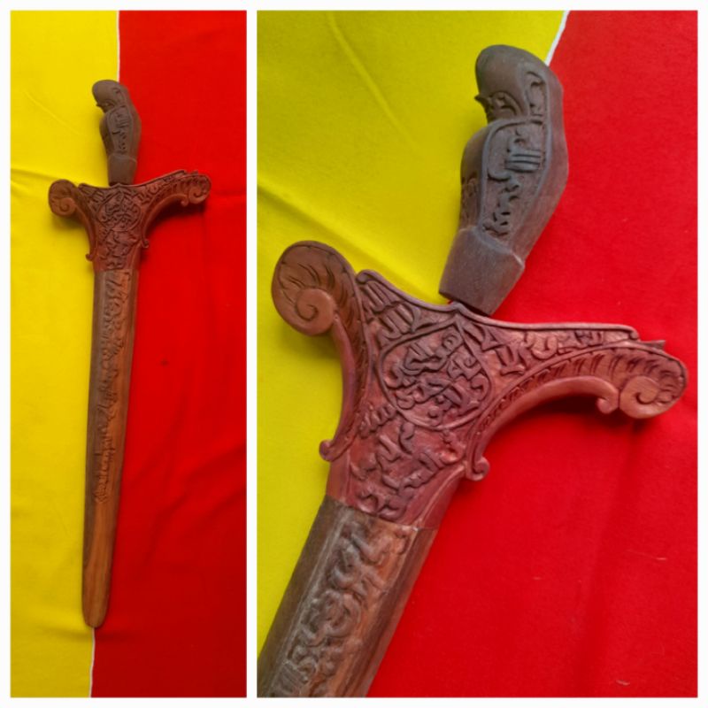 Warangka Keris | Deder keris | Gagang keris | Handle keris | Hulu keris | Kaligrafi