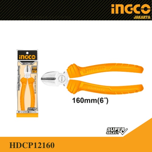 Tang Potong (6&quot;) Basic Diagonal Cutting Pliers 6 Inch INGCO HDCP12160