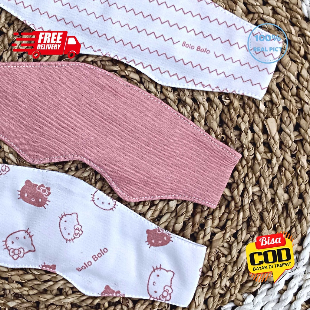 SALE 7.7 SERIAN DUSTY - 3 Pcs Kacamata Jemur Bayi Penutup dan Pelindung Mata Bayi Serian PINK DUSTY merk SNI Bolo - Bolo