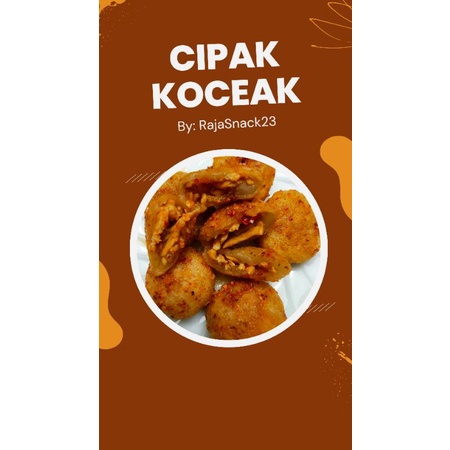 

CIPAK KOCEAK/CIRENG GEPENG ISI AYAM SUWIR