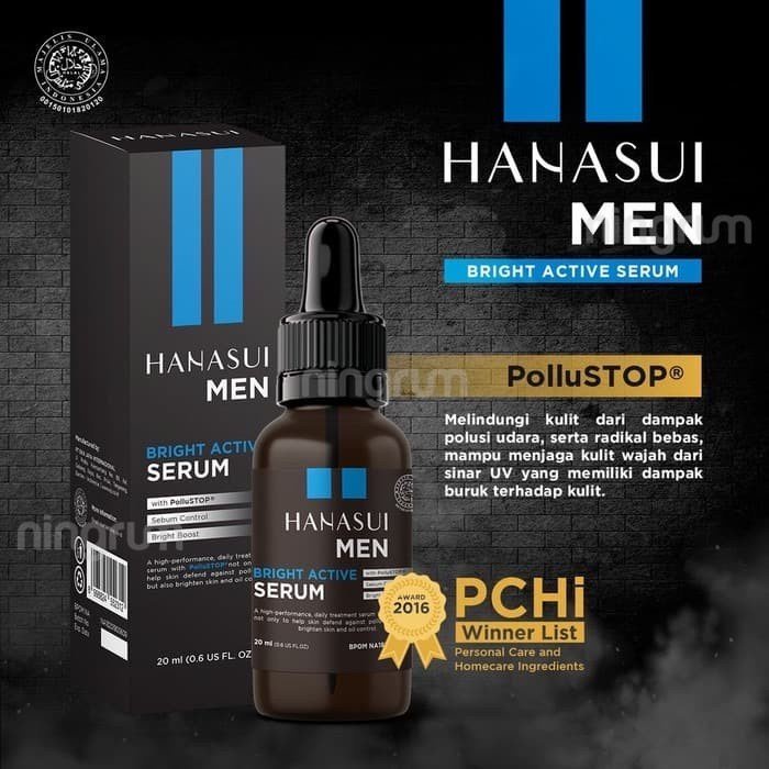 Ningrum - HANASUI Fix &amp; Glow Setting Spray | Lip Sleeping Serum | Men Bright Active Serum | Perawatan Wajah Perawatan Bibir Makeup Tahan Lama Original BPOM - 5027