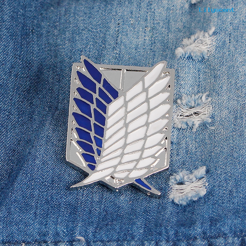 [LS] Pin Bros Pin Attack on Titan Vintage Bahan Alloy Elegan Nyaman Untuk Pesta