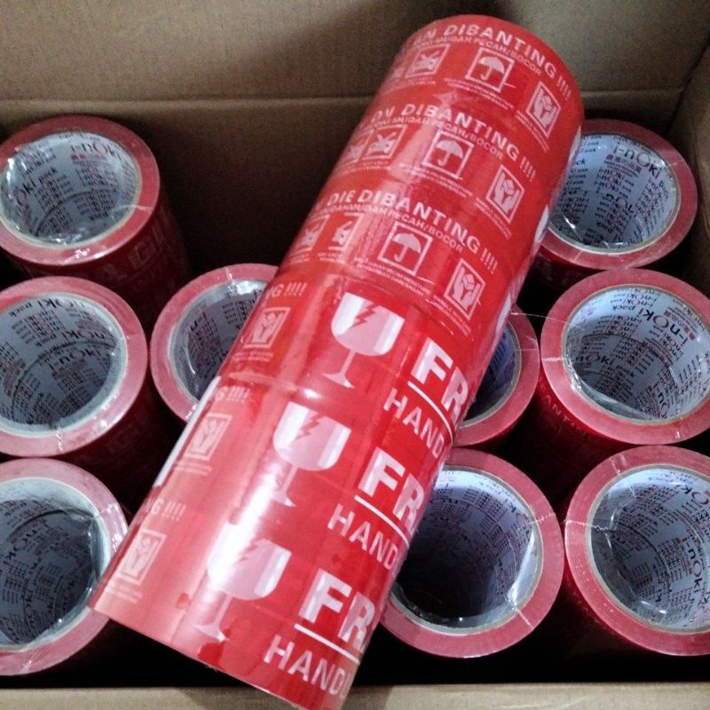 

Opp/Lakban Fragile Merah 48MM×70yard Inoki