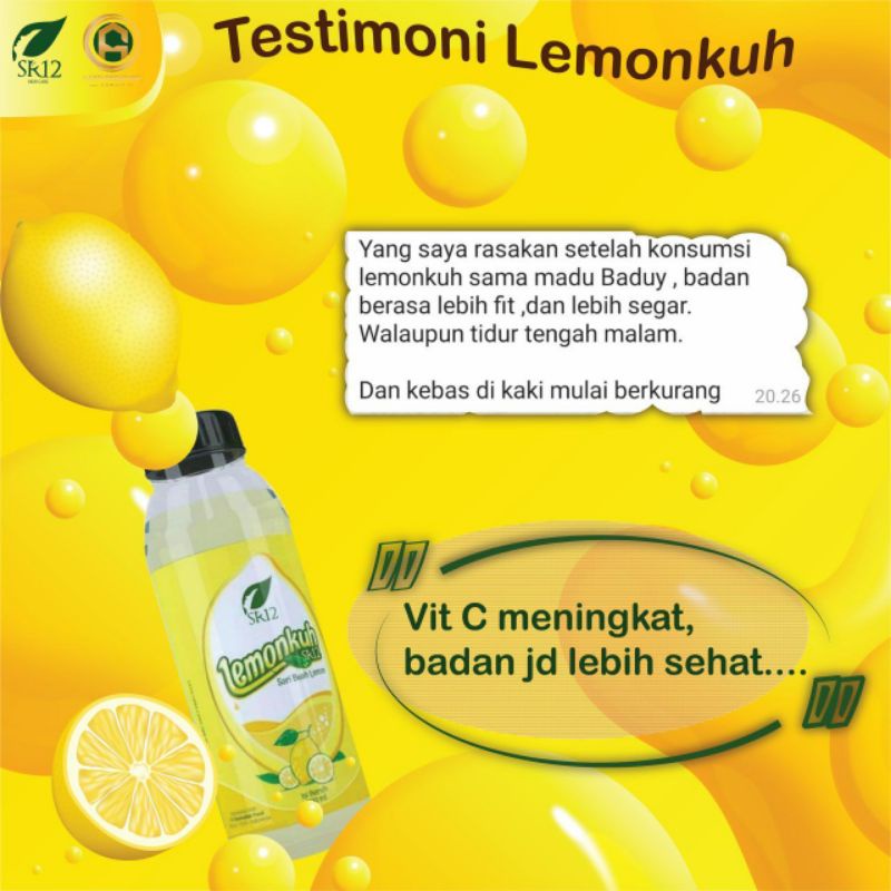 

Sari lemon asli minuman segar Lemonkuh Tinggi vit c Minuman segar dan sehat