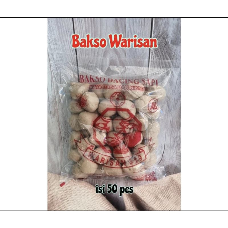 

BAKSO WARISAN AB ISI 50 BIJI