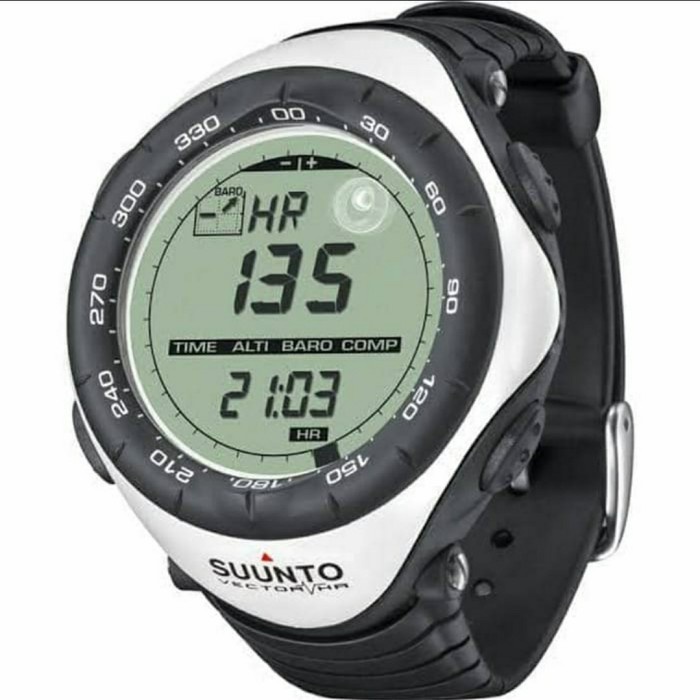 JAM TANGAN SUUNTO VECTOR HR COMPASS ALTI BARO PRIA WANITA ORIGINAL