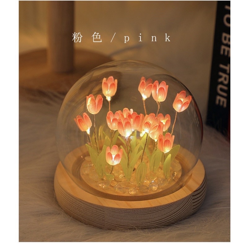 DIY tulip lamp / lampu bunga tulip / tulip lamp / DIY lampu bunga