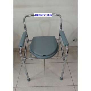 Jual Kursi Bab Lansia Lipat Kursi Puk Commode Chair Pispot Shopee