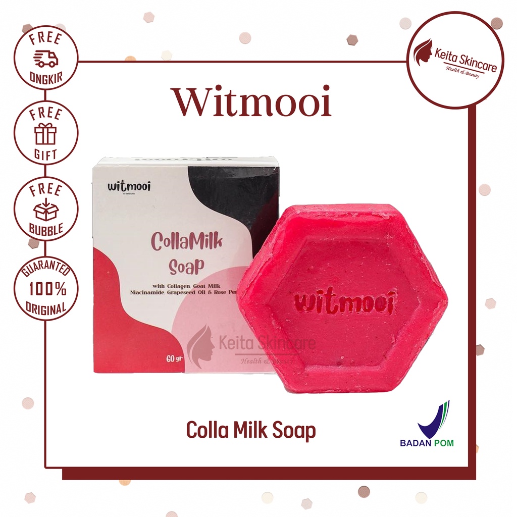 Witmooi Colla Milk Soap Sabun Witmooi Mencerahkan & Melembabkan