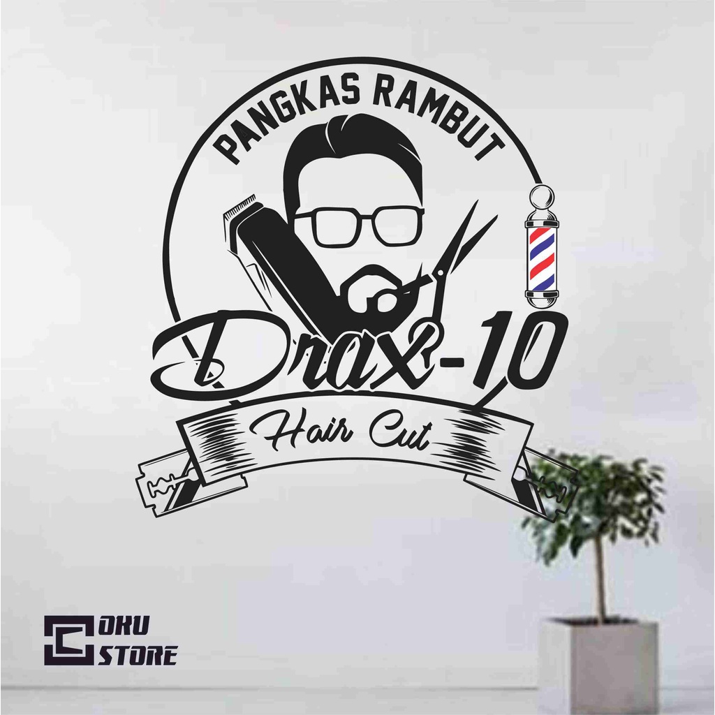 Custom Sticker DRAX BARBERSHOP