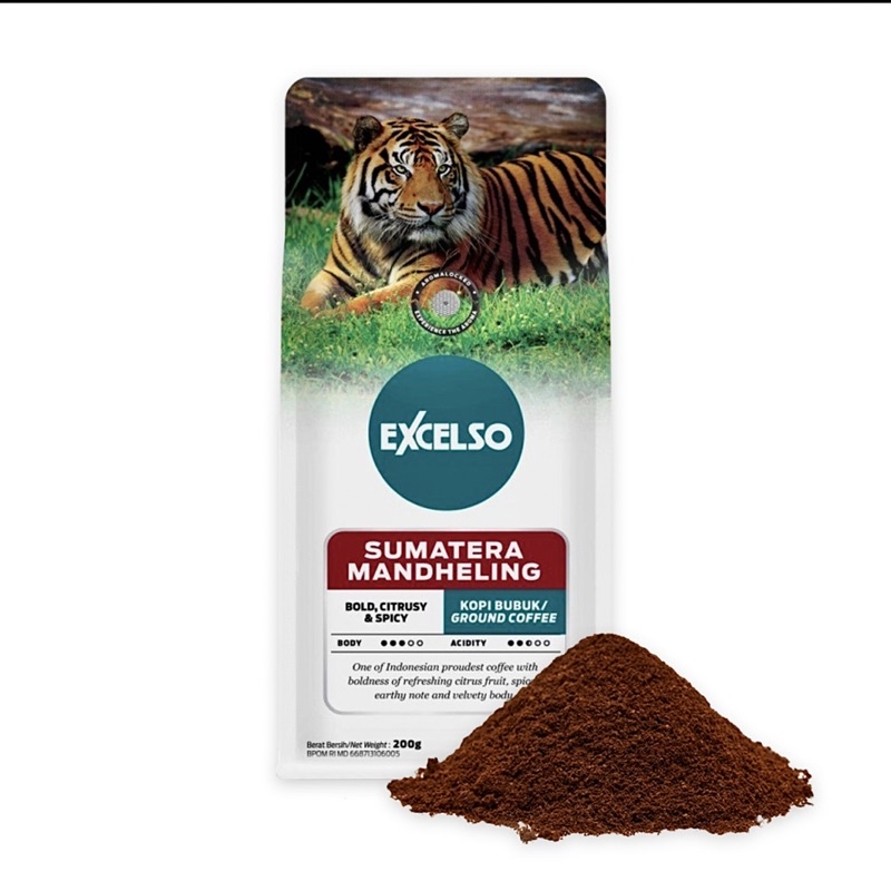 

Excelso Kopi Sumatera Mandheling Bubuk 200G