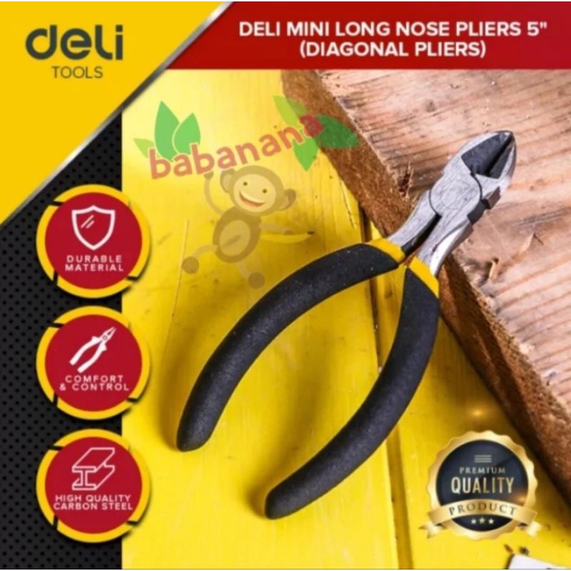 Deli DL20025 tang potong mini 5 inch cutting pliers tamiya gundam