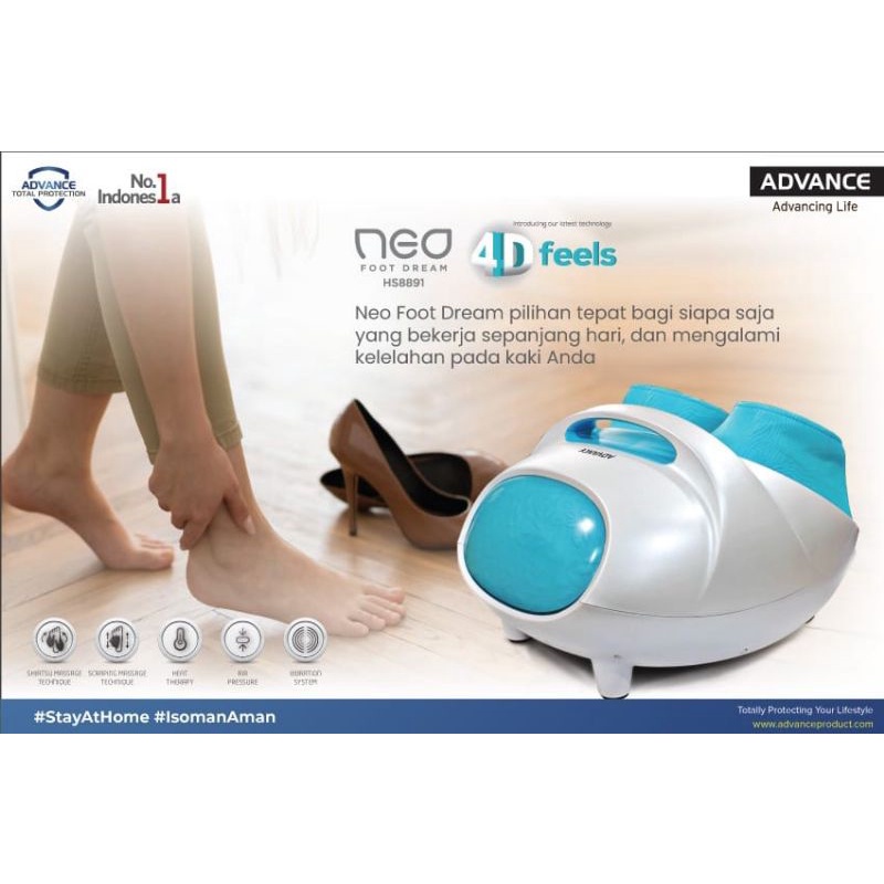 ALAT PIJAT KAKI ADVANCE NEO FOOT DREAM PIJAT REFLEKSI KAKI