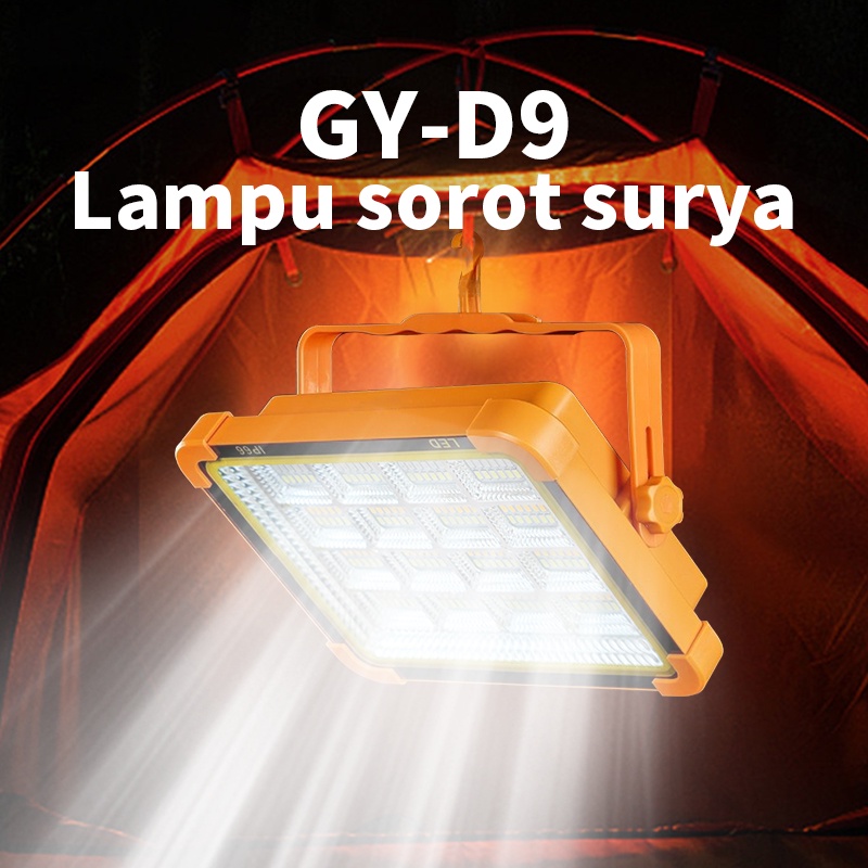 Lampu LED Solar Emergency/Power Sel Surya/Lampu Panel/Professional Solar Emergency Light/Lamp Stand