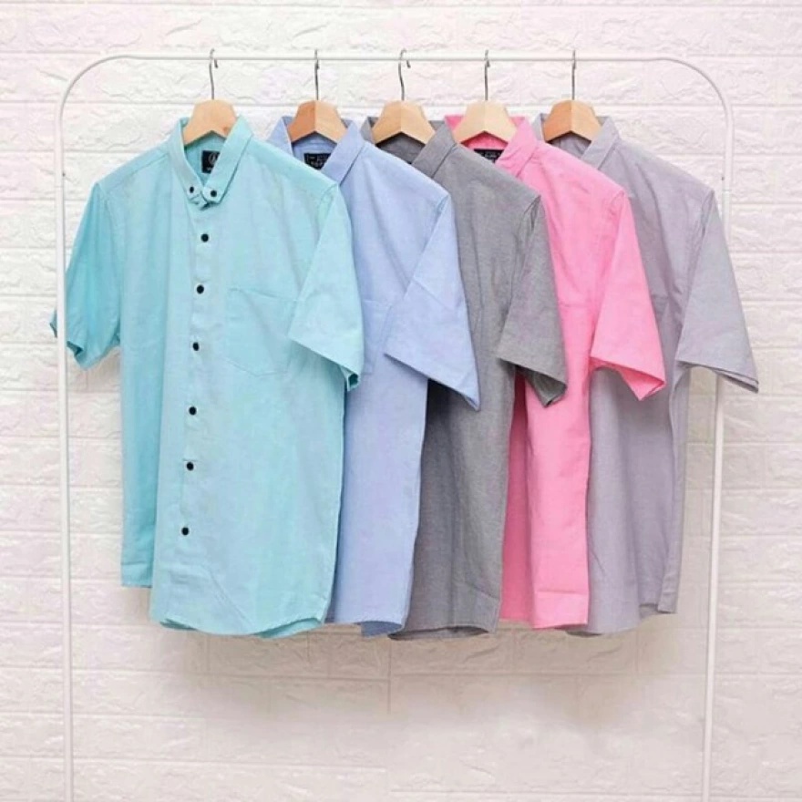 Kemeja Pria Seragam Kerja L XL XXL XXXL  Jumbo Polos Polosan