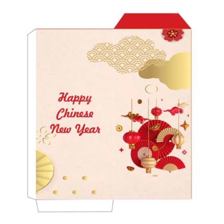 

Amplop Angpao Panjang Imlek Tahun Baru Cina Sio Unik| Custom/ Ukuran Template Uang Tidak Dilipat